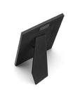 Leather photo frame, black, 8x6", back