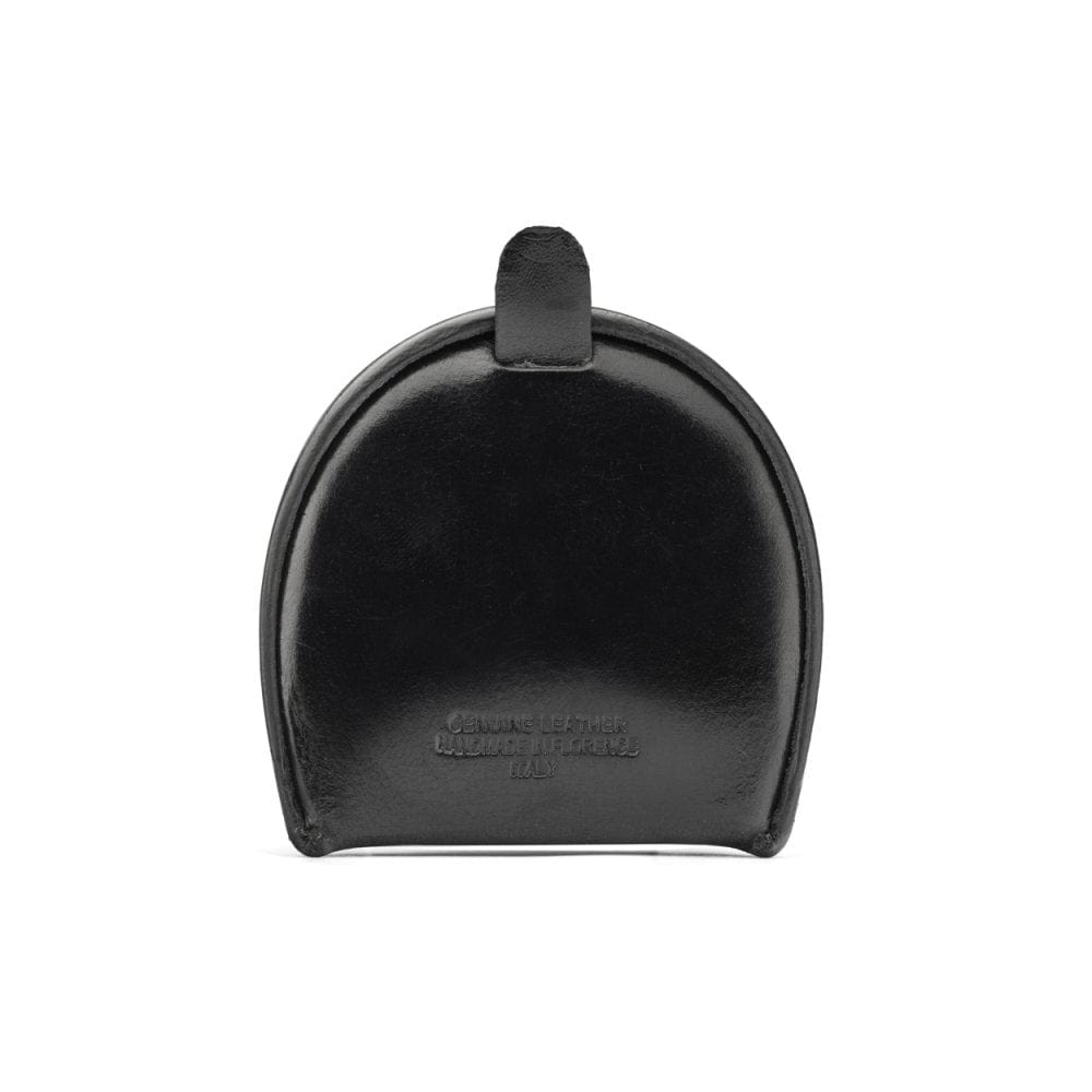 Moulded Compact Coin Purse - Black