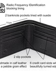 RFID wallet, black, features