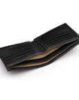 RFID wallet, black, inside