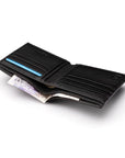 RFID wallet, black, interior