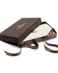 Black Compact Leather Money Clip Wallet