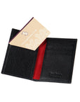 Black Slim Leather Six Credit Card Case