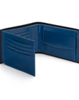 Essential Billfold Wallet - Black With Cobalt