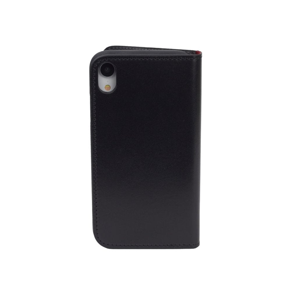 Black With Red iPhone XR Wallet Case 