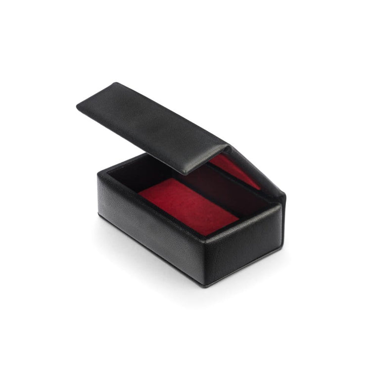 Mini Leather Jewellery Box, Black | Accessory Boxes | SageBrown