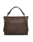 Abby Nubuck Handbag - Brown