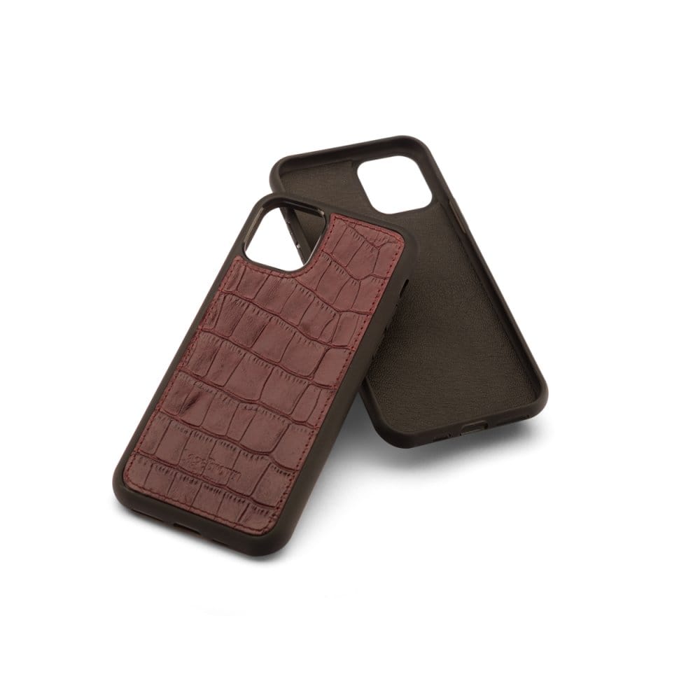 Brown iPhone 11 Pro Protective Leather Cover