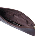 Brown Large Leather Pencil Case