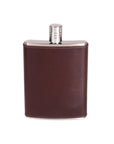 Brown Leather 5oz Hip Flask