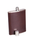 Brown Leather 5oz Hip Flask