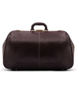 Leather Gladstone holdall, brown, back