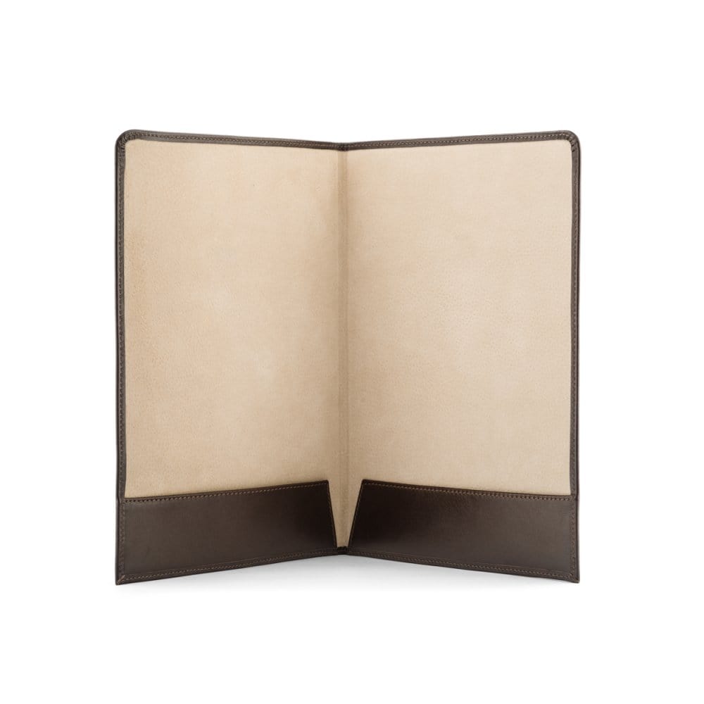 Brown Simple Leather Document Folder