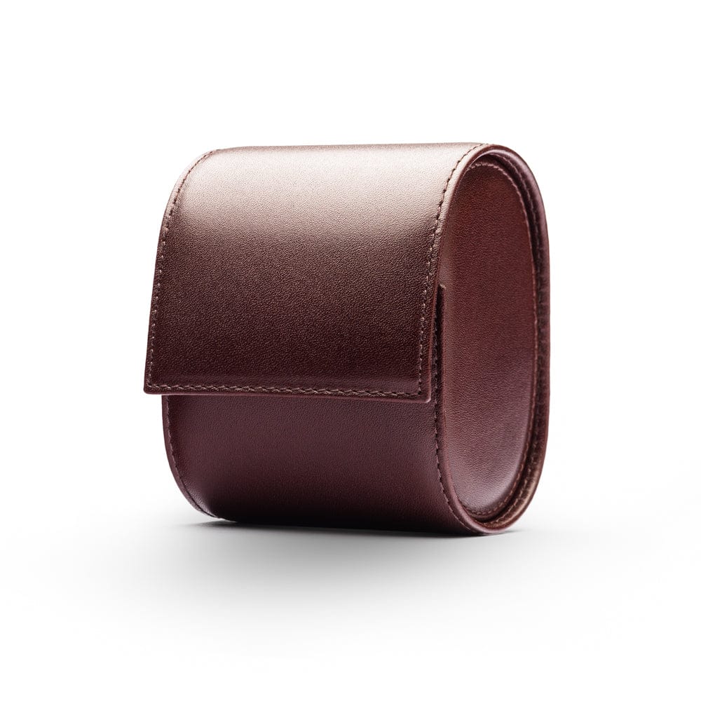 Single watch roll, brown, front