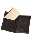 Brown Slim Leather Six Credit Card Case