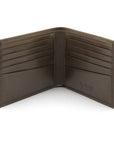 Brown Soft Leather Classic Billfold Wallet With 10 CC