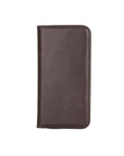 Brown With Green Leather iPhone 12 Or 12 Pro Wallet Case