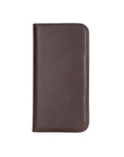 Brown With Green Leather iPhone 12 Pro Max Wallet Case 