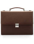 Brown York 13" Leather Briefcase