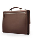 Brown York 13" Leather Briefcase