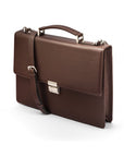 Brown York 13" Leather Briefcase