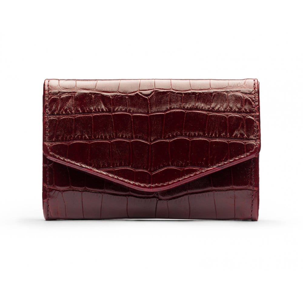 Burgundy Soft Leather Small Purse – Alice's Wonders UK
