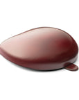 Moulded Compact Coin Purse - Burgundy