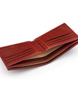 RFID wallet, burgundy, inside