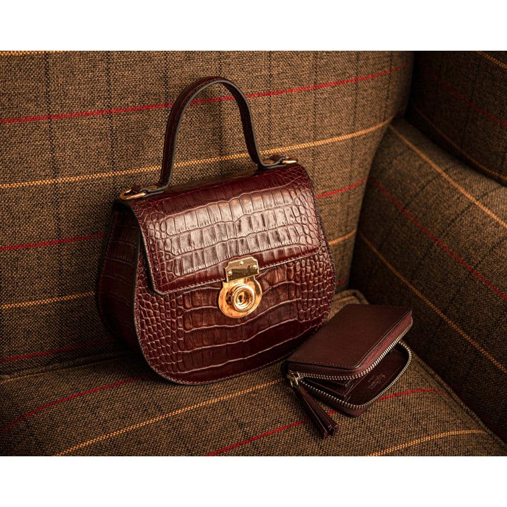 GAP Small Burgundy CORDUROY Faux LEATHER STRAP CLUTCH Handbag PURSE | eBay