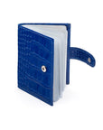 Cobalt Croc Multiple Leather Card Wallet