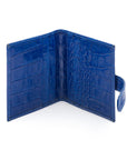 Cobalt Croc Multiple Leather Card Wallet