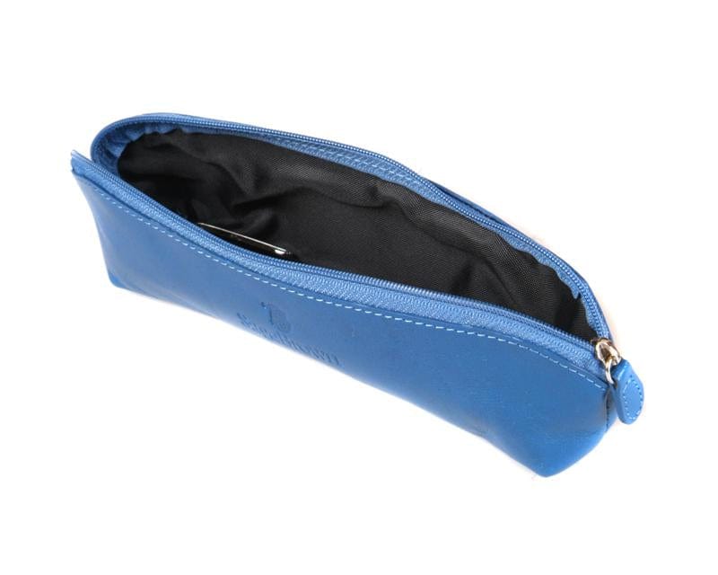 Cobalt Large Leather Pencil Case