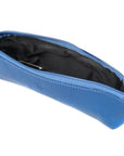 Cobalt Large Leather Pencil Case