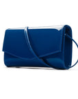 Cobalt Patent Leather Lily Clutch Bag