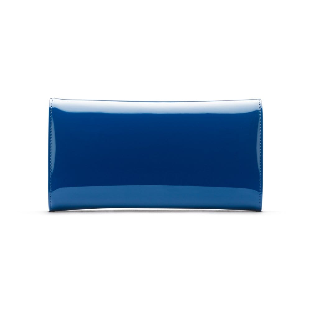 Cobalt Patent Leather Lily Clutch Bag