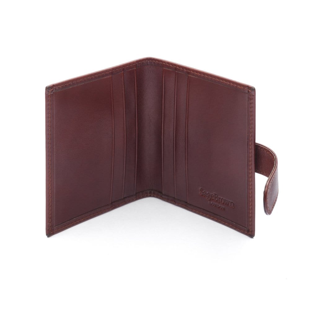 Dark Tan Multiple Leather Card Wallet