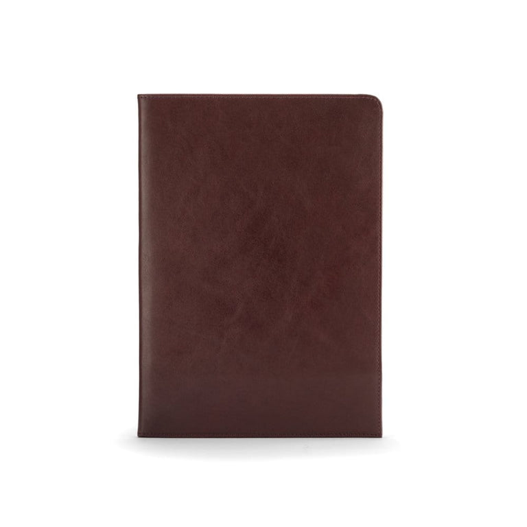 Leather A4 Folder, Dark Tan | Document Cases | SageBrown