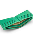 RFID wallet, emerald, inside