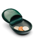 Moulded Compact Coin Purse - Green