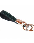 Green Real Croc Detachable Key Ring