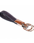 Grey Real Croc Detachable Key Ring