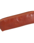 Havana Tan Large Leather Pencil Case