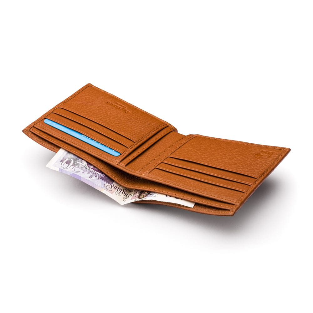 RFID wallet, tan, interior