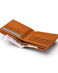 RFID wallet, tan, interior