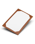 Havana Tan Slim Flat Leather Pocket Jotter Card Wallet