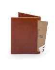 Havana Tan Slim Leather Credit Card Wallet With RFID Protection