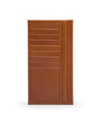 Havana Tan Tall Flat Leather Wallet With 8 CC