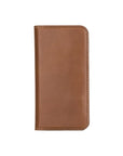 Havana Tan With Green Leather iPhone 12 Or 12 Pro Wallet Case