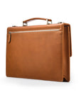 Havana Tan York 13" Leather Briefcase