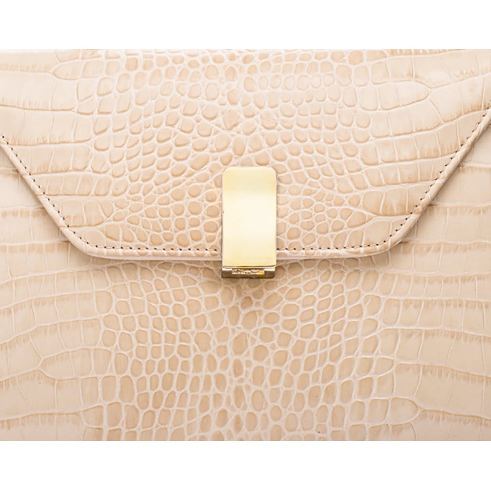 Ivory Leather Sabrina Bag